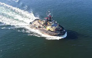 Stadt Florø and Stadt Kinn install Starlink on board • Boluda Towage Norway