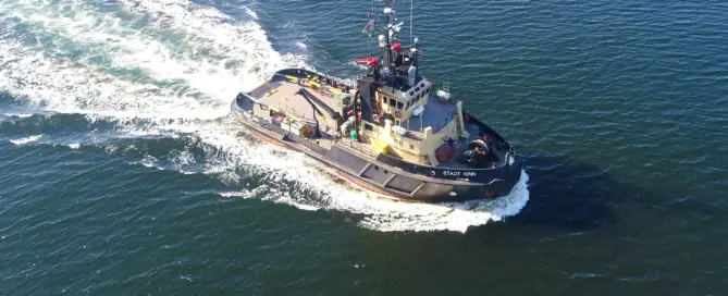 Stadt Florø and Stadt Kinn install Starlink on board • Boluda Towage Norway