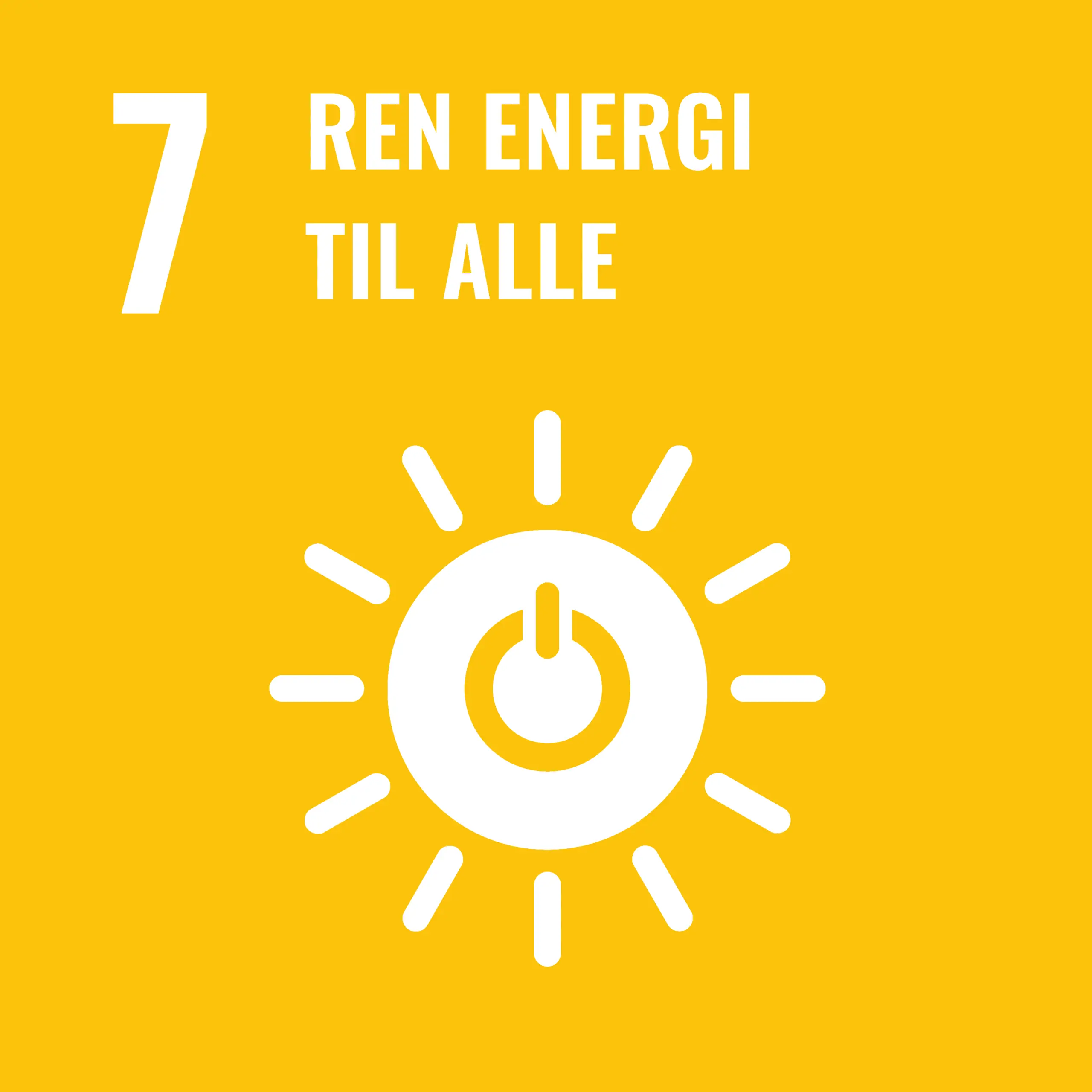 Mål 7 – ren energi for alle